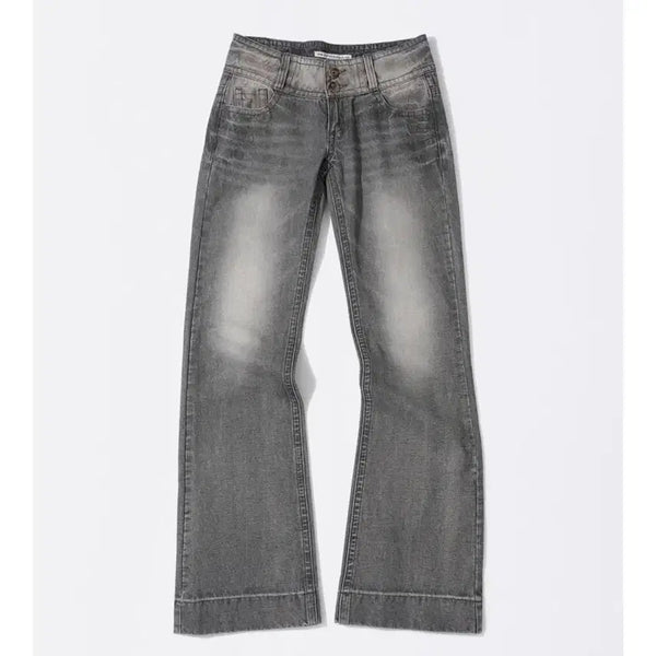 [BUNJANG] Sculptor Union Jack Engineered Denim Washed Gray XS / 스컬프터 union jack engineered denim washed gray xs
