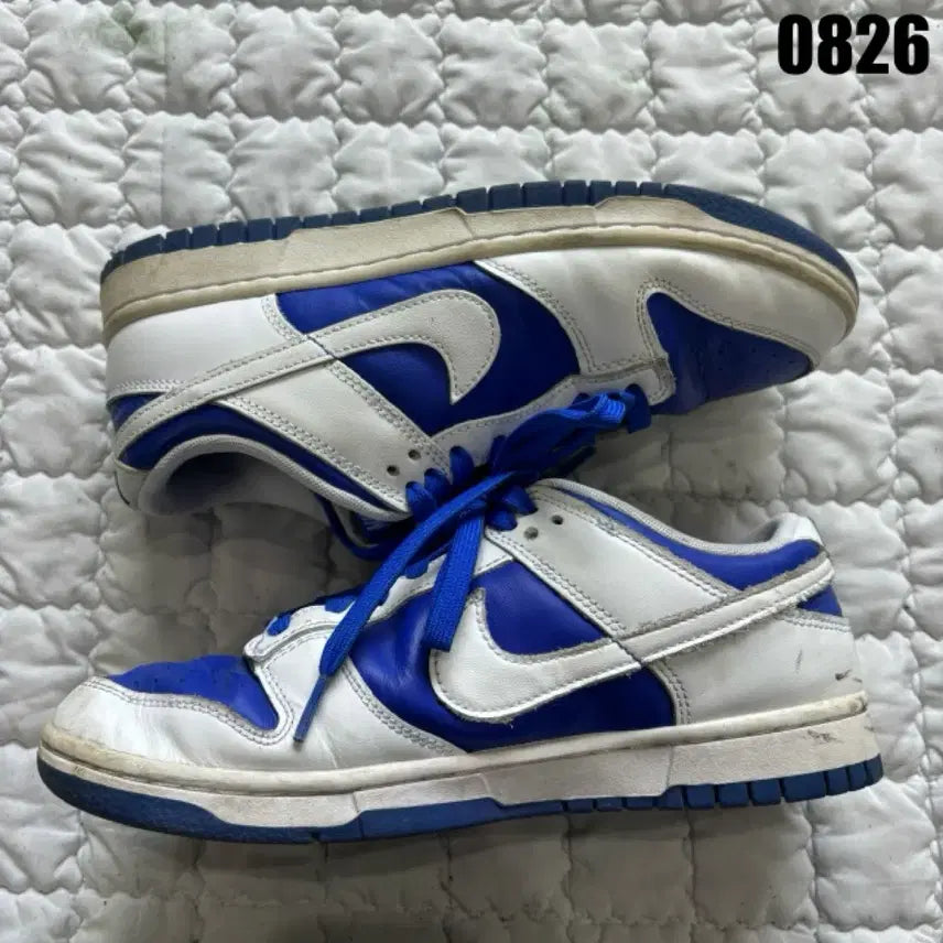 [BUNJANG] Nike Dunk Low Retro Game Royal White Blue / 나이키 덩크 로우 레트로 게임 로얄 화이트 블루 260