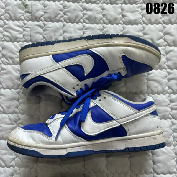 [BUNJANG] Nike Dunk Low Retro Game Royal White Blue / 나이키 덩크 로우 레트로 게임 로얄 화이트 블루 260