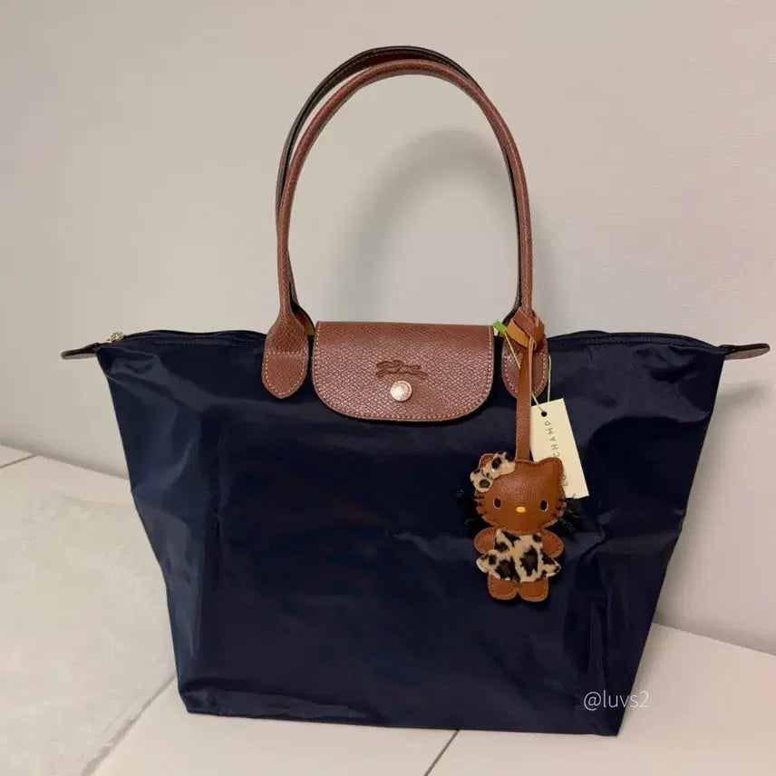 [BUNJANG] Longchamp Le Pliage Large Navy Tote Bag / [새상품] 롱샴 르 플리아쥬 네이비 토트백