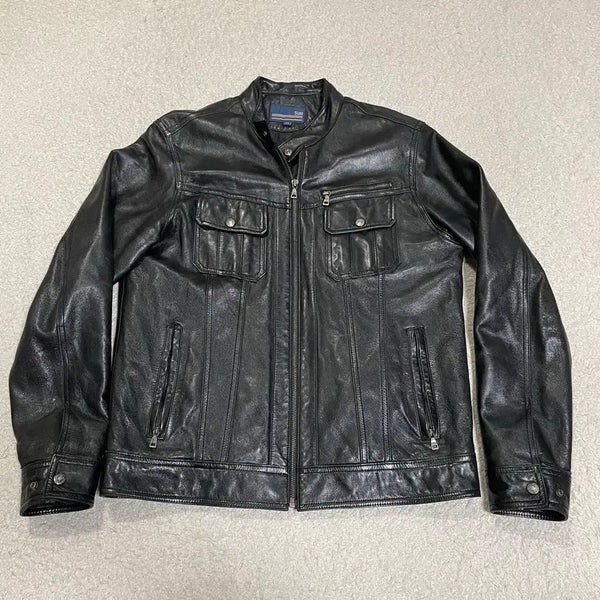 [BUNJANG] SUBI Lambskin Leather Jacket Size 95 / SUBI 양가죽 자켓 95