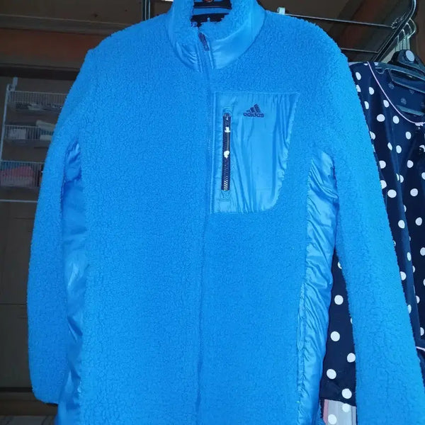 [BUNJANG] Adidas Fleece Jacket Blue / 아디다스 플리스 자켓 블루