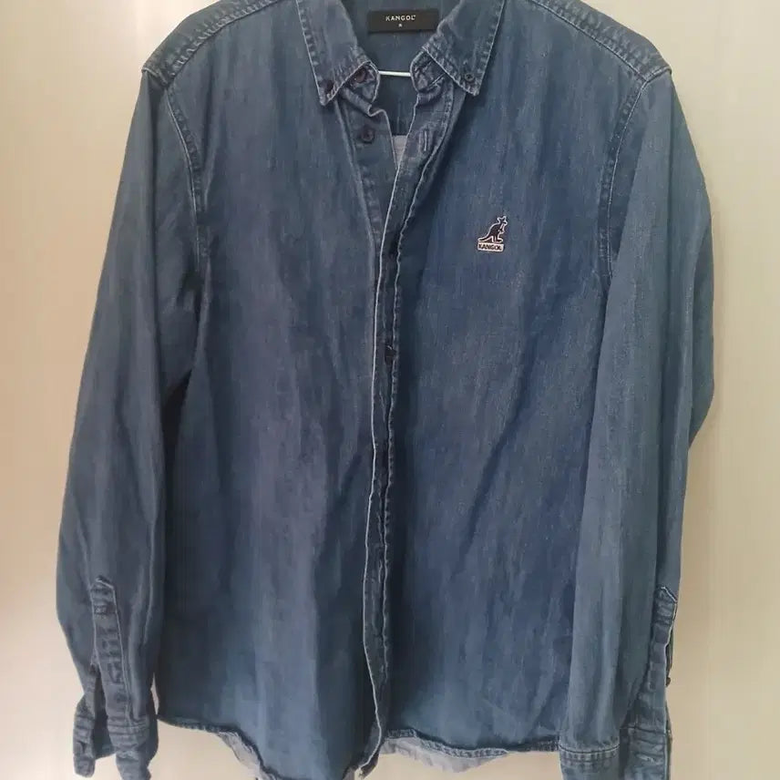 [BUNJANG] Kangol Denim Shirt 95 / 캉골 데님셔츠 95