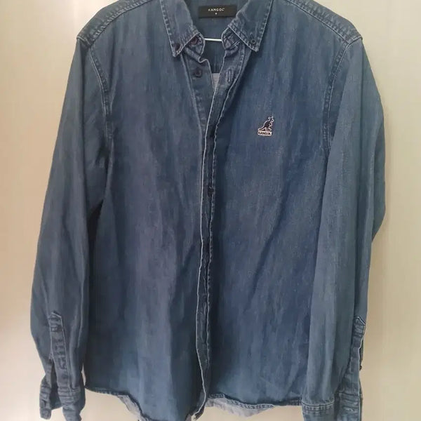 [BUNJANG] Kangol Denim Shirt 95 / 캉골 데님셔츠 95