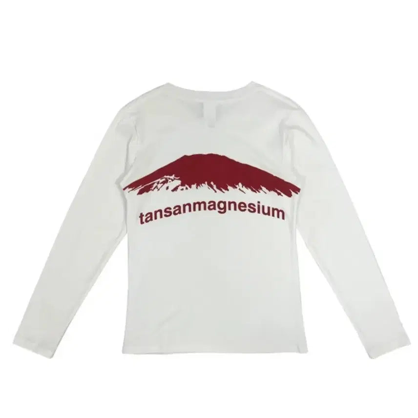 [BUNJANG] Wooman Magnesium Long Sleeve White Red / 새상품!!우먼탄산마그네슘롱슬리브화이트레드