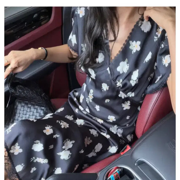 [BUNJANG] La Bambola Long Dress Black Size 2 / 라밤바룸 롱원피스 블랙 2사이즈