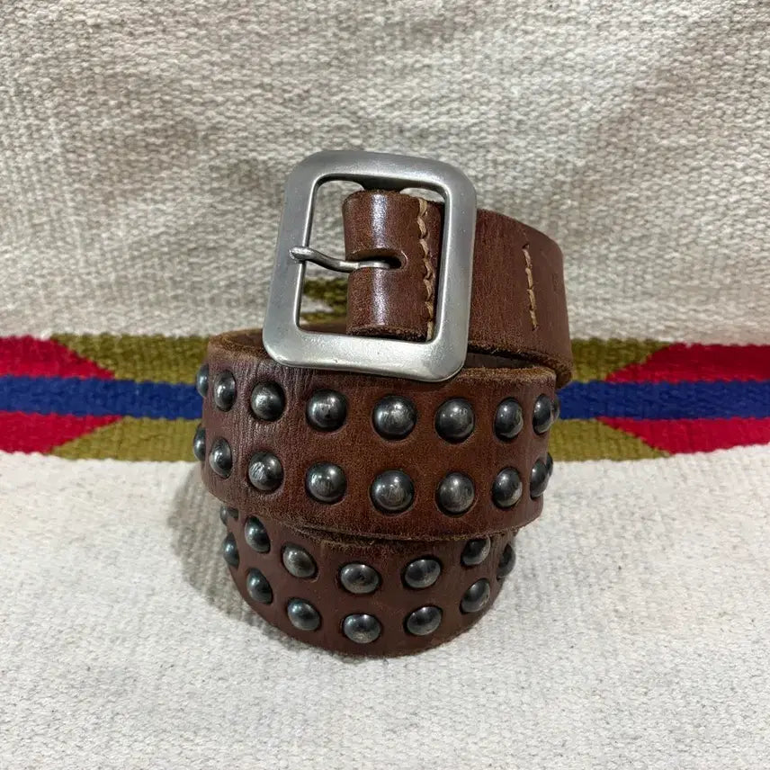 [BUNJANG] Sugar Cane Heavy Duty Studded Garrison Belt / 슈가케인 헤비듀티 스터드 개리슨 벨트