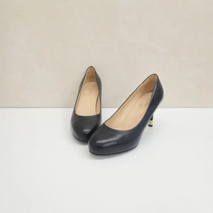 [BUNJANG] Chanel Black Pumps Women's Shoes Size 37 / 샤넬 펌프스 블랙 여성 구두 37 G31298