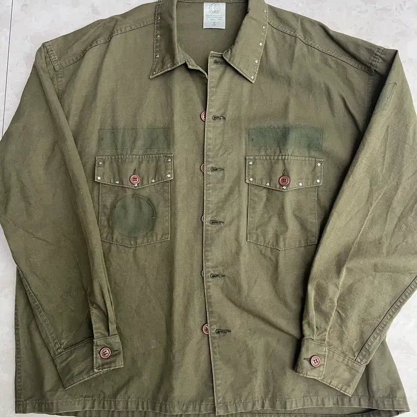 [BUNJANG] L9 Military Shirt Jacket / [3] L9 밀리터리 셔츠 자켓
