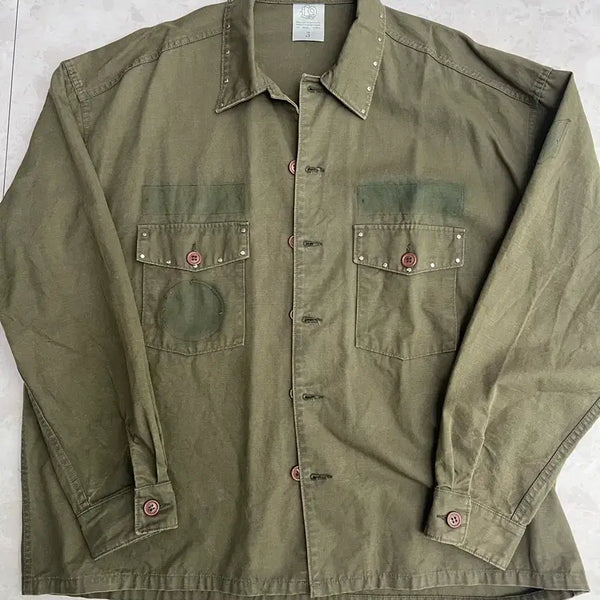 [BUNJANG] L9 Military Shirt Jacket / [3] L9 밀리터리 셔츠 자켓