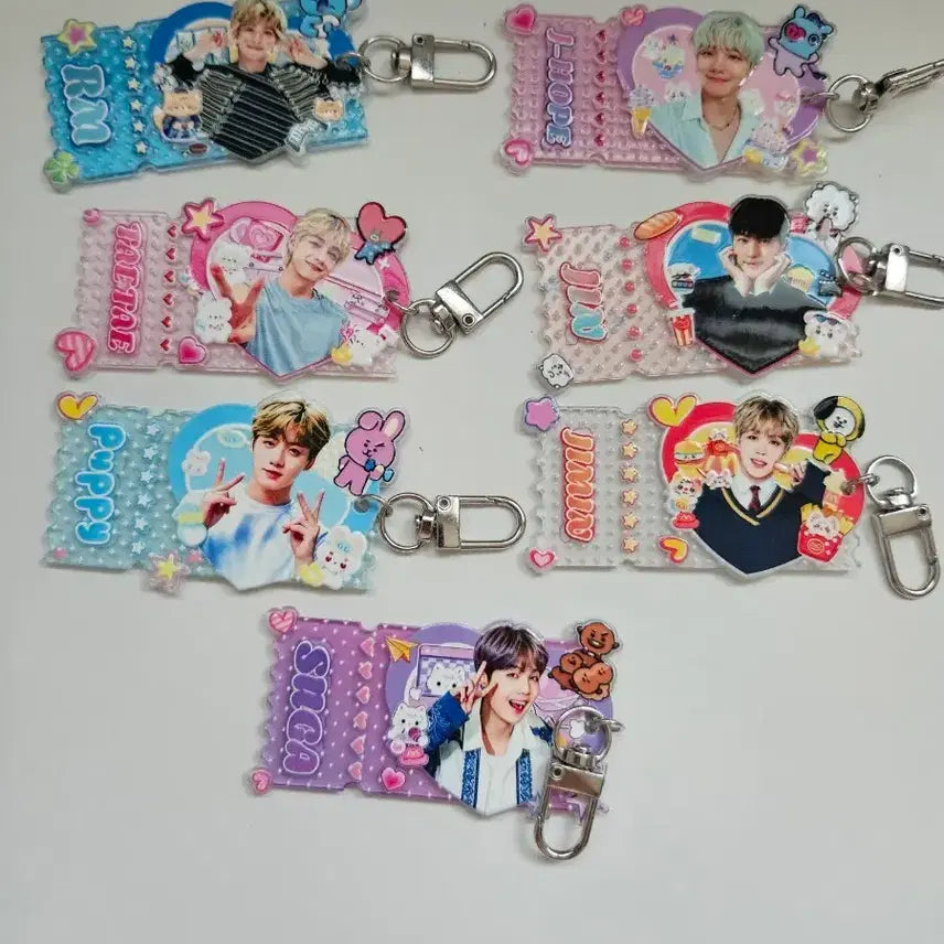 [BUNJANG] BTS Member Acrylic Keyring / bts 아크릴키링