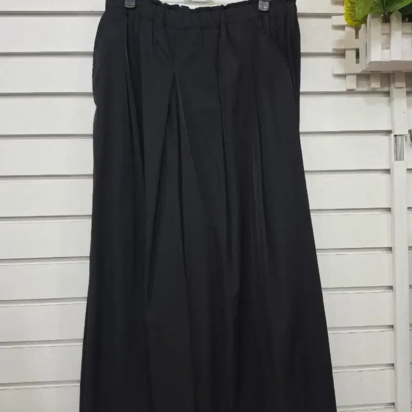 [BUNJANG] Women's Black Wide Long Pants / #여성의류편안하게 입기 좋은 블랙 와이드 롱 팬츠