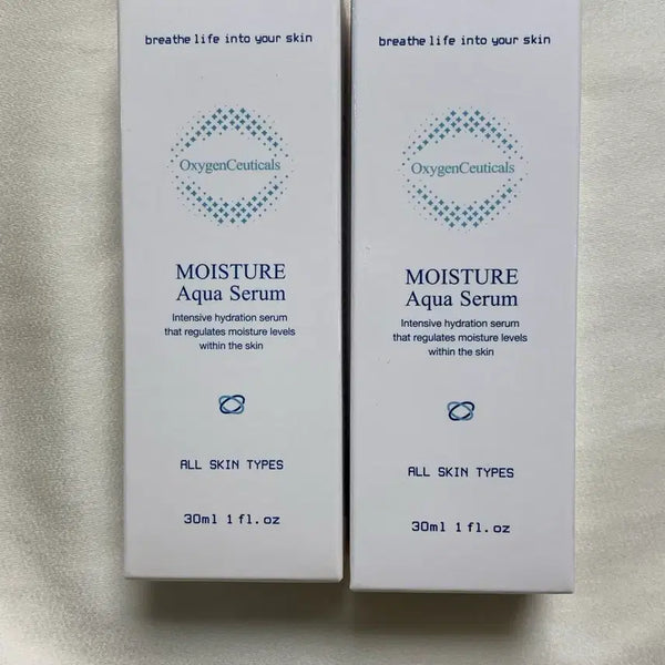 [BUNJANG] Oxygen Ceuticals Aqua Serum 60ml (2x 30ml) / 옥시젠슈티컬스 아쿠아세럼 60ml. 30mlx2