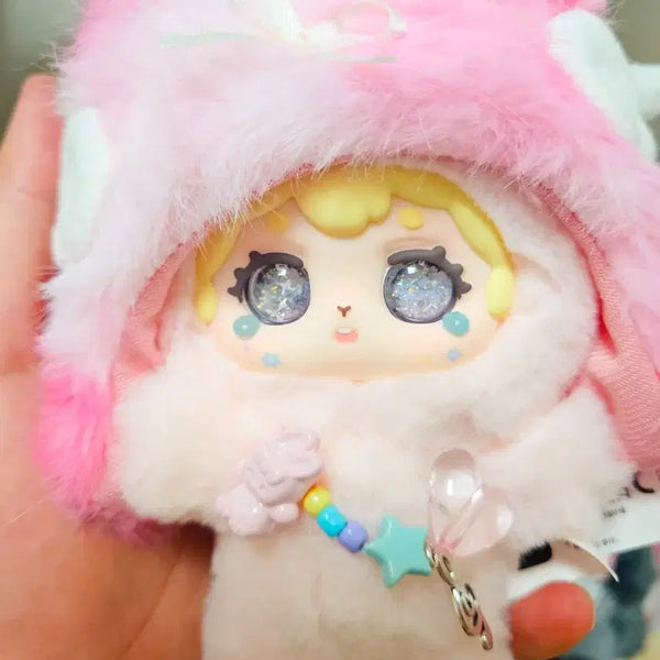 [BUNJANG] Binggo Doll Keyring Pink / 포카 빙고 인형 키링 핑크