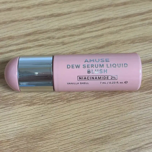 [BUNJANG] Amuse Dew Serum Liquid Blush - Vanilla Shell / 어뮤즈 듀 세럼 리퀴드 블러쉬 바닐라 쉘 블러셔