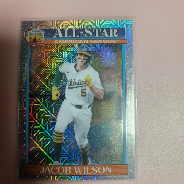 [BUNJANG] Jacob Wilson 2026 Topps Chrome All-Star Refractor / 오클랜드)제이콥 윌슨 2026 탑스크롬 올스타 리플렉터