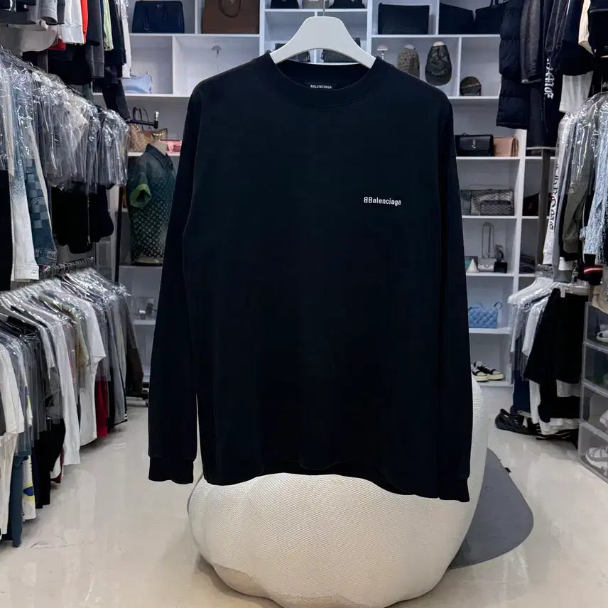 [BUNJANG] Balenciaga BB Corp Sweatshirt / 발렌시아가  BB 코프 스웨트셔츠 맨투맨