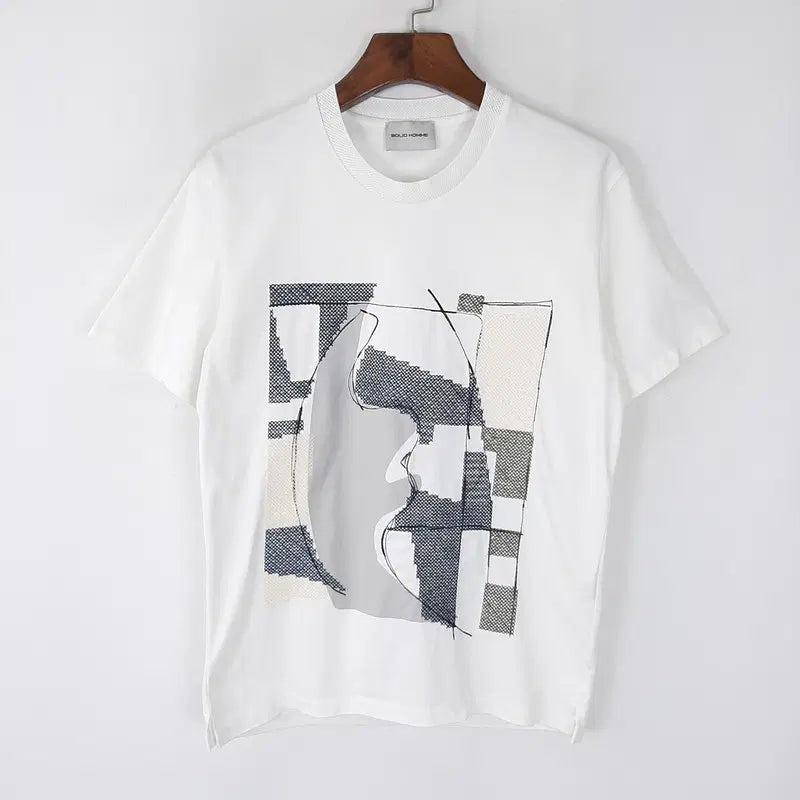 [BUNJANG] Solid Homme Short Sleeve T-Shirt / 솔리드옴므 반팔티셔츠95