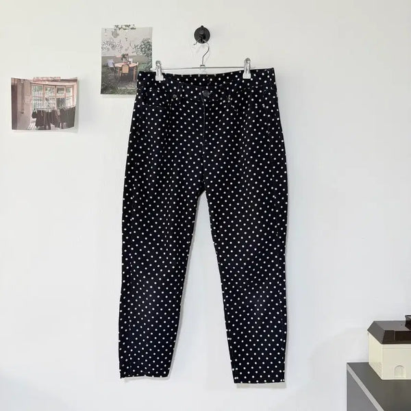 [BUNJANG] J.Crew Polka Dot Corduroy Slacks Pants / [택포] [31] 제이크루 폴카도트 코듀로이 슬랙스 바지