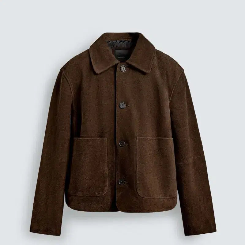 [BUNJANG] Zara Buffalo Suede Leather Jacket XL / [XL] 자라 버팔로 스웨이드 가죽 자켓