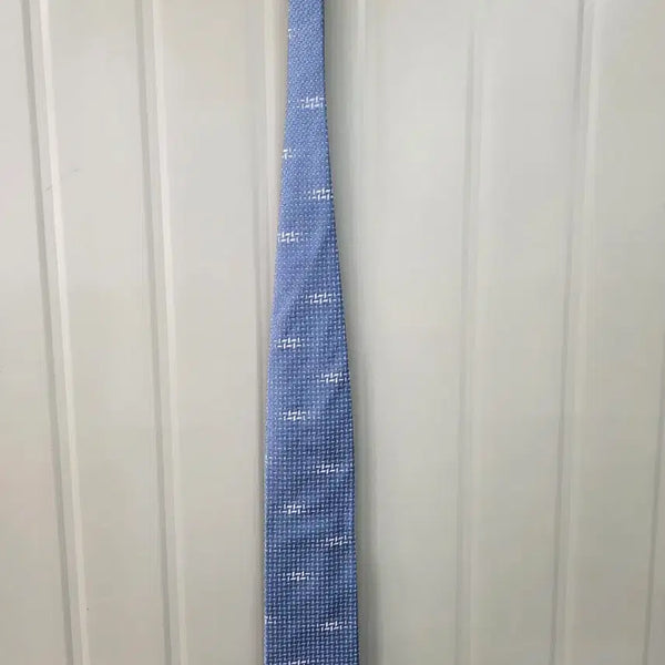 [BUNJANG] Giorgio Armani Silk Necktie Blue Pattern / 조르지오 아르마니 실크 넥타이 블루패턴