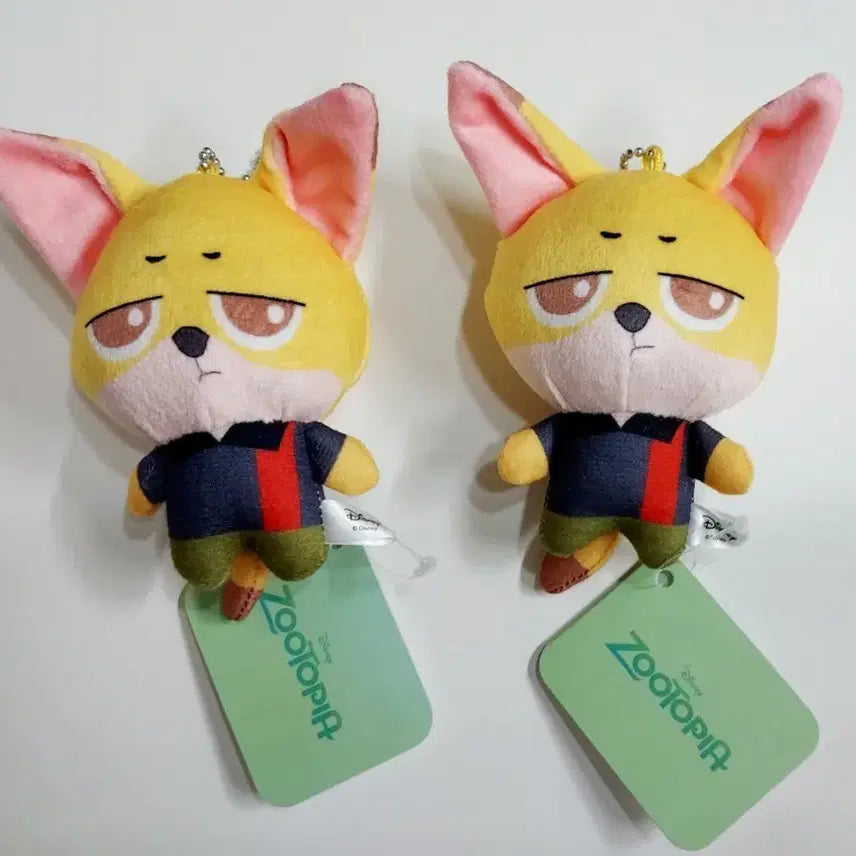 [BUNJANG] Zootopia Plush Keychains Bundle Set / 주토피아 인형 키링 2개 일괄