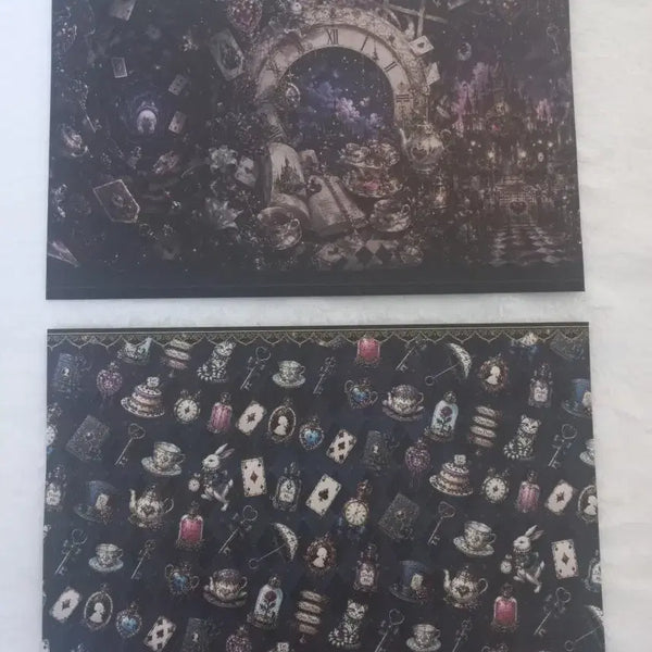 [BUNJANG] Alice in Wonderland Double-Sided Wrapping Paper / 이상한 나라의 앨리스 양면 랩핑지