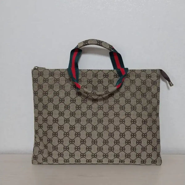 [BUNJANG] Canvas Web Strap Tote Bag / 캔버스 웹 스트랩 토트백