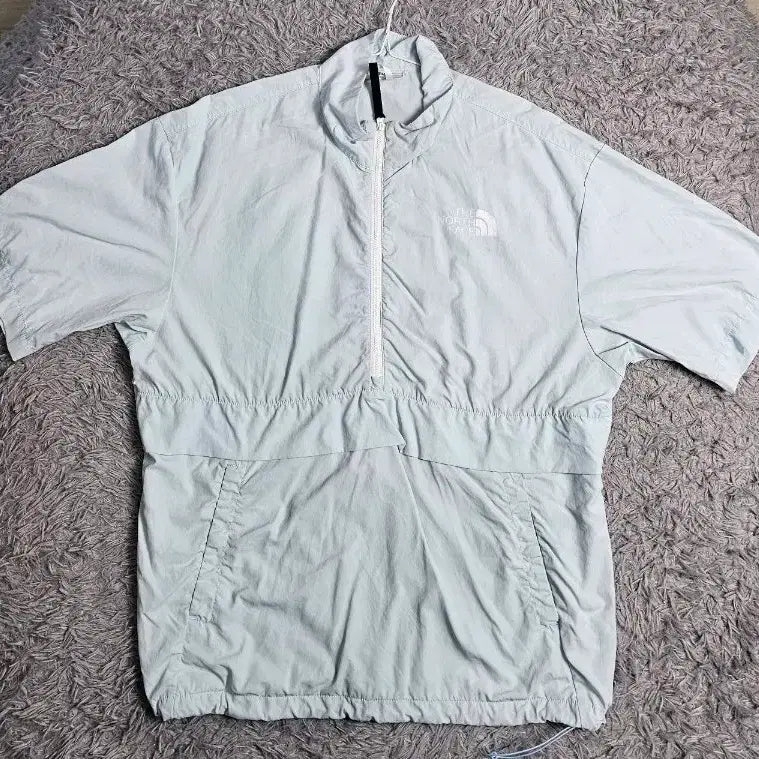 [BUNJANG] The North Face Anorak Half-Sleeve Sky Blue S / 노스페이스 반팔 아노락 스카이블루 S