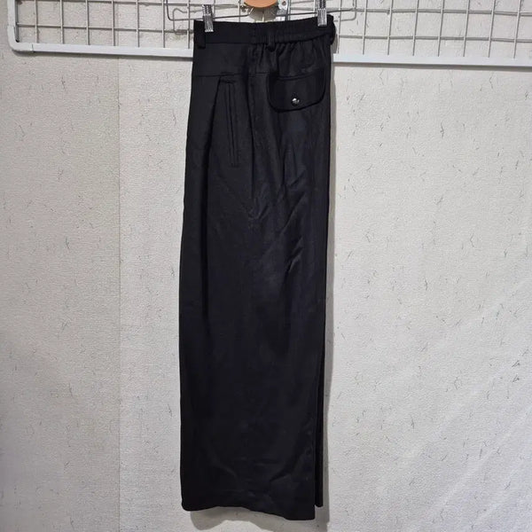 [BUNJANG] Ozcecon Black Slacks Pants / 오즈세컨 한섬 블랙 팬츠