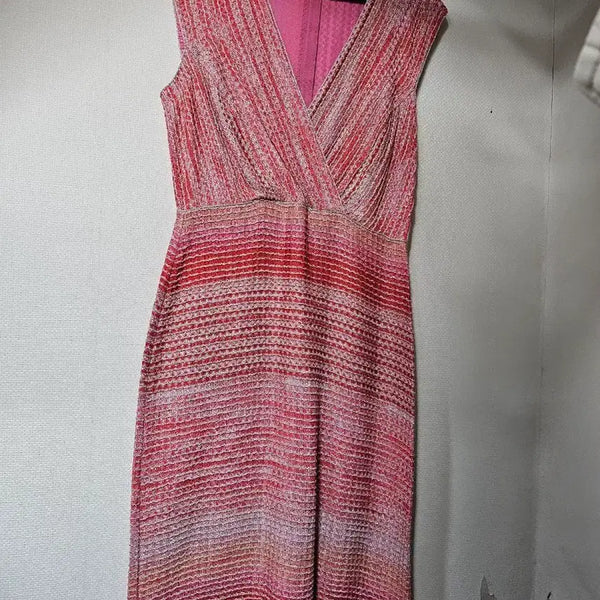 [BUNJANG] Missoni Zigzag Knit Dress / 미쏘니 니트 원피스 믹스핑크