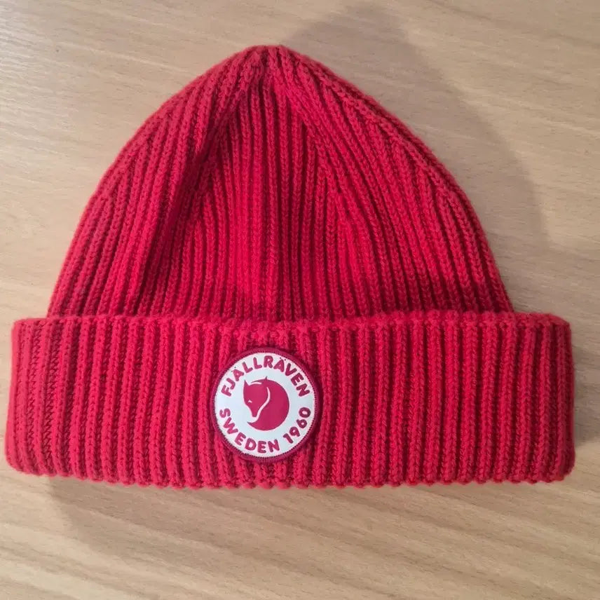 [BUNJANG] Fjällräven Beanie Red / 피엘라벤 비니