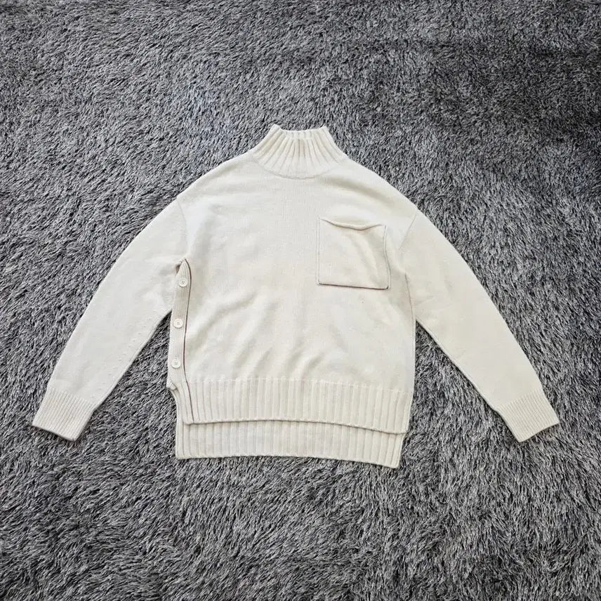 [BUNJANG] Solid Homme Turtleneck Pocket Sweater Men's Size 95 (ST3933) / 솔리드옴므 터틀넥 포켓 스웨터/남성(95호)/ST3933