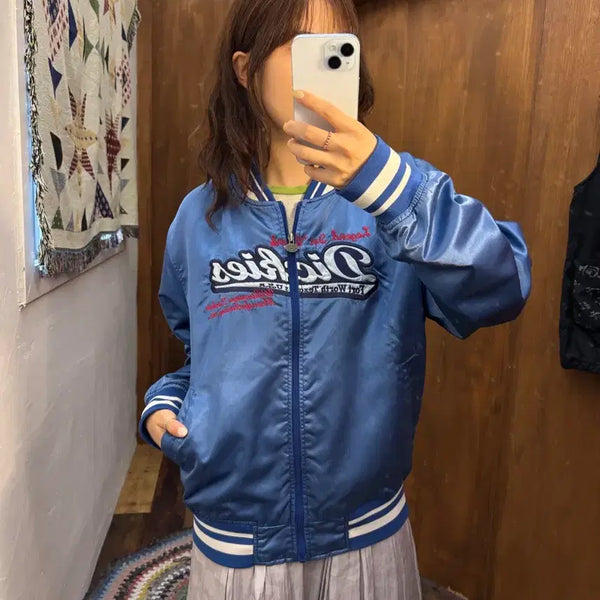 [BUNJANG] Dickies Big Logo Varsity Jacket / 디키즈 빅로고 바시티자켓 (h326)