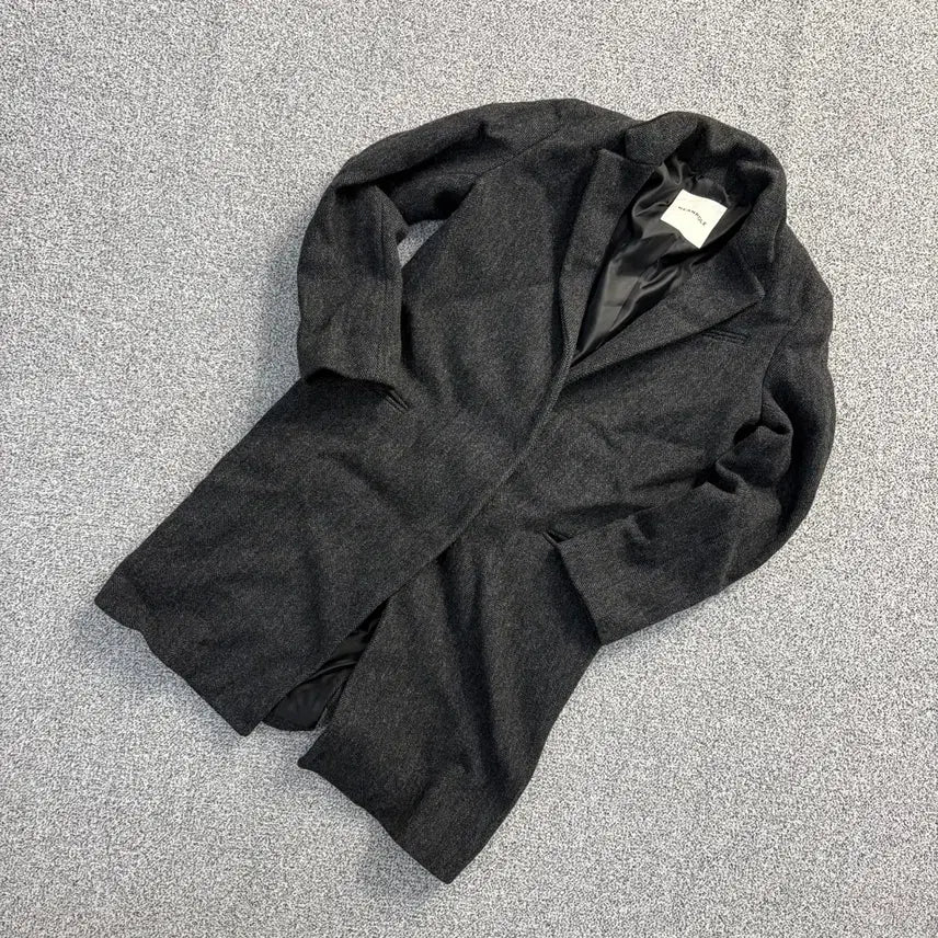 [BUNJANG] Beanpole Women's Herringbone Wool Long Coat / 090 빈폴 여성 헤링본 울 롱 코트 0825J2