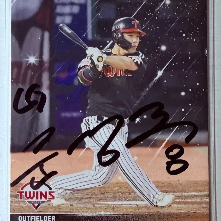[BUNJANG] LG Twins Moon Sung-ju Signed Autograph Card (Normal) / LG트윈스 문성주 선수님 친필싸인카드 (노멀) 2