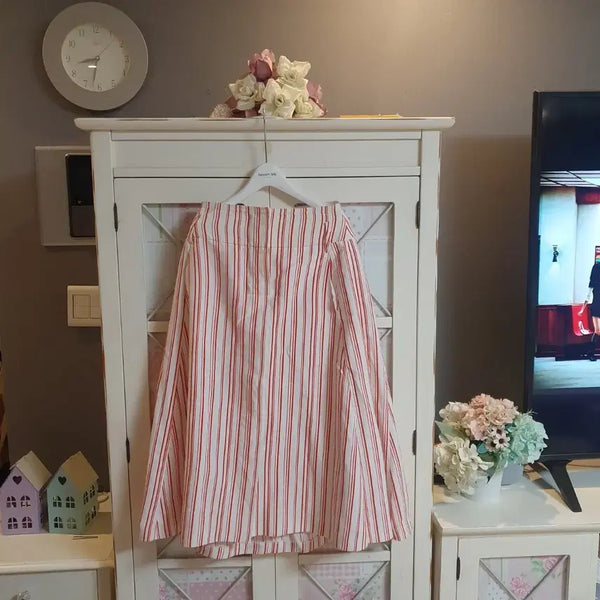 [BUNJANG] DEWL Striped Long Skirt / 듀엘 롱스커트/44-55