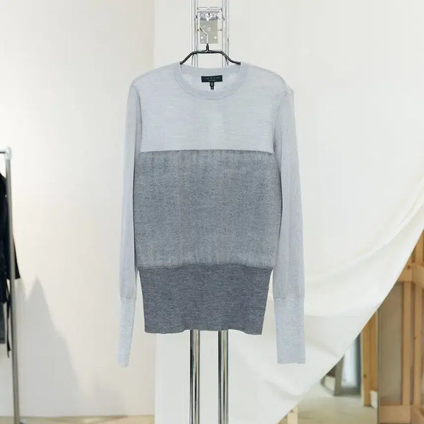 [BUNJANG] Rag & Bone Wool Viscose Docking Knit Top - M / 랙앤본 울 비스코스 도킹 니트 탑