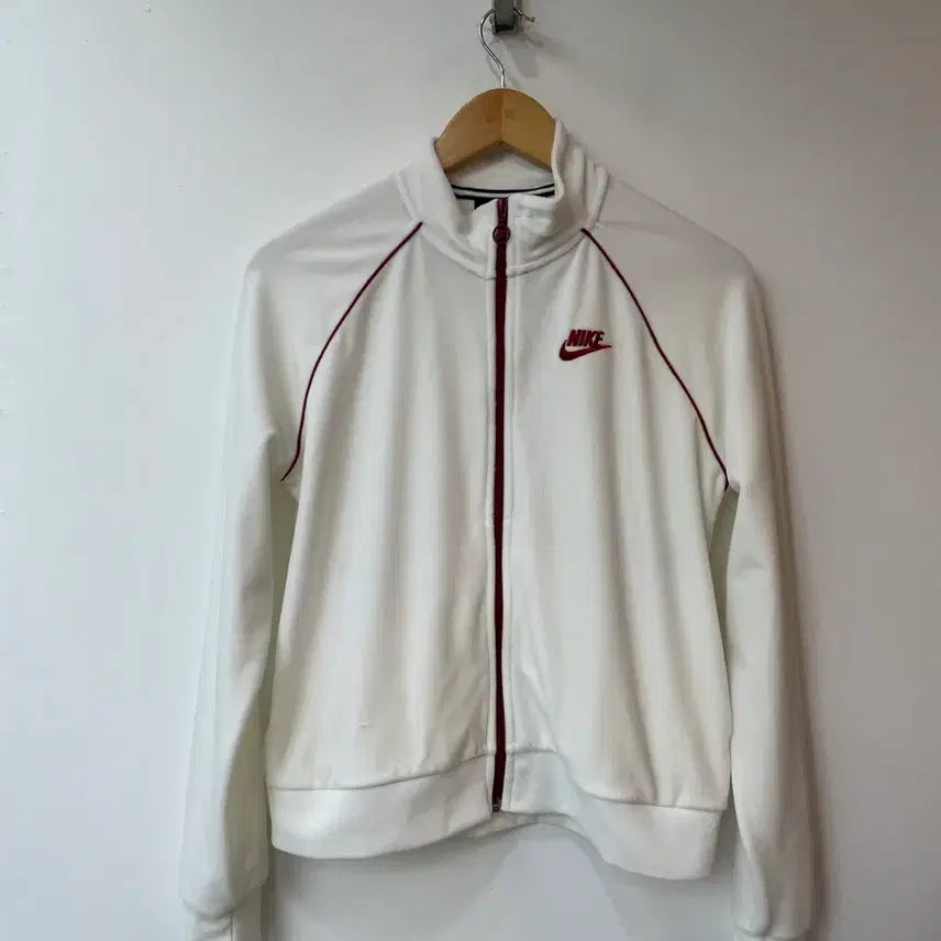 [BUNJANG] Nike White Velvet Track Top XL / 나이키 화이트 벨벳 트랙탑 XL