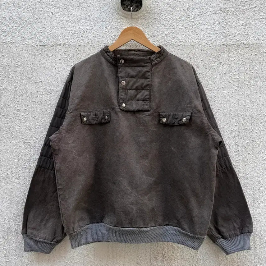 [BUNJANG] 80s CURIOUS Washed Canvas Anorak Jacket / 80s CURIOUS WASHED CANVAS ANORAK 아노락자켓