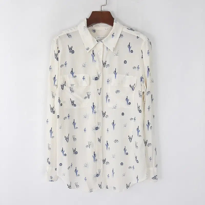 [BUNJANG] EQUIPMENT FEMME Silk Blouse / EQUIPMENT FEMME 실크 블라우스S