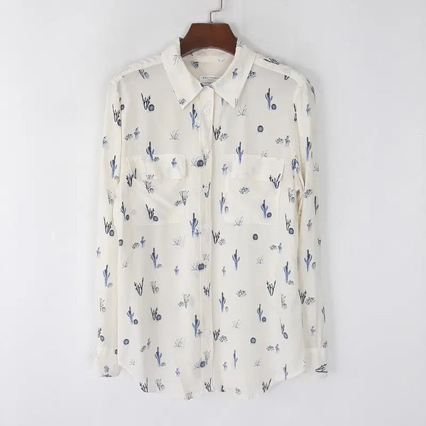 [BUNJANG] EQUIPMENT FEMME Silk Blouse / EQUIPMENT FEMME 실크 블라우스S