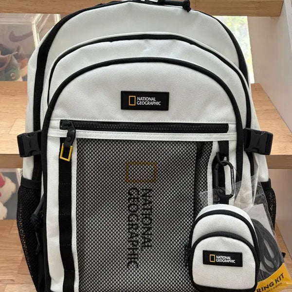 [BUNJANG] National Geographic Pachi Backpack White / 내셔널지오그래픽 N261ABG510 파치 백팩