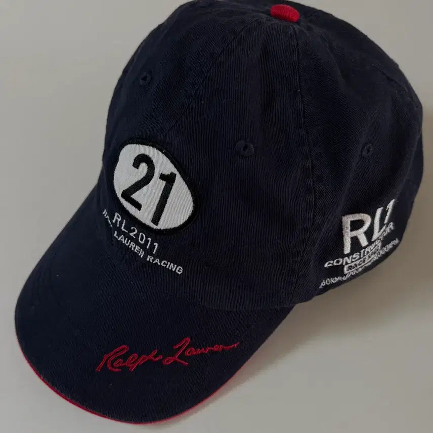 [BUNJANG] Polo Ralph Lauren 2011 RL Racing Cap / Polo Ralph Lauren 2011 RL Racing Cap