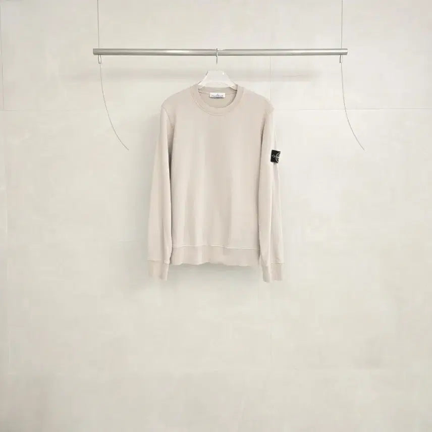 [BUNJANG] Stone Island Beige Men's Sweatshirt M / 스톤아일랜드 베이지 남성 맨투맨 M