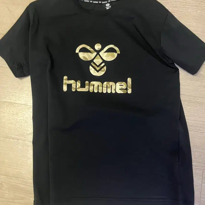 [BUNJANG] Hummel Black Soccer T-Shirt / 험멜 축구반팔