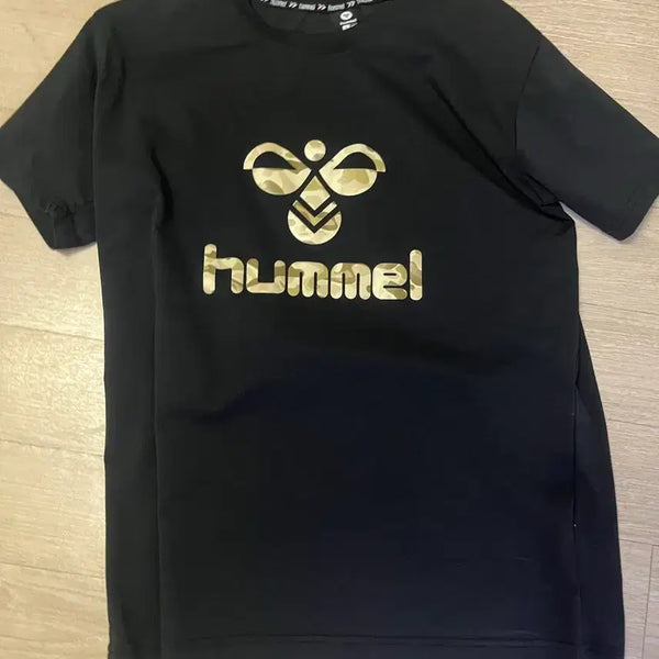 [BUNJANG] Hummel Black Soccer T-Shirt / 험멜 축구반팔