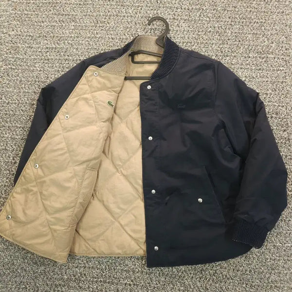 [BUNJANG] Lacoste Reversible Diamond Quilting Jumper / 라코스테 리버서블 다이아 퀼팅 점퍼 36