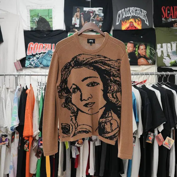 [BUNJANG] Stussy Venus Sweater Vintage / 2020년도 빈티지 Stussy Venus 스웨터