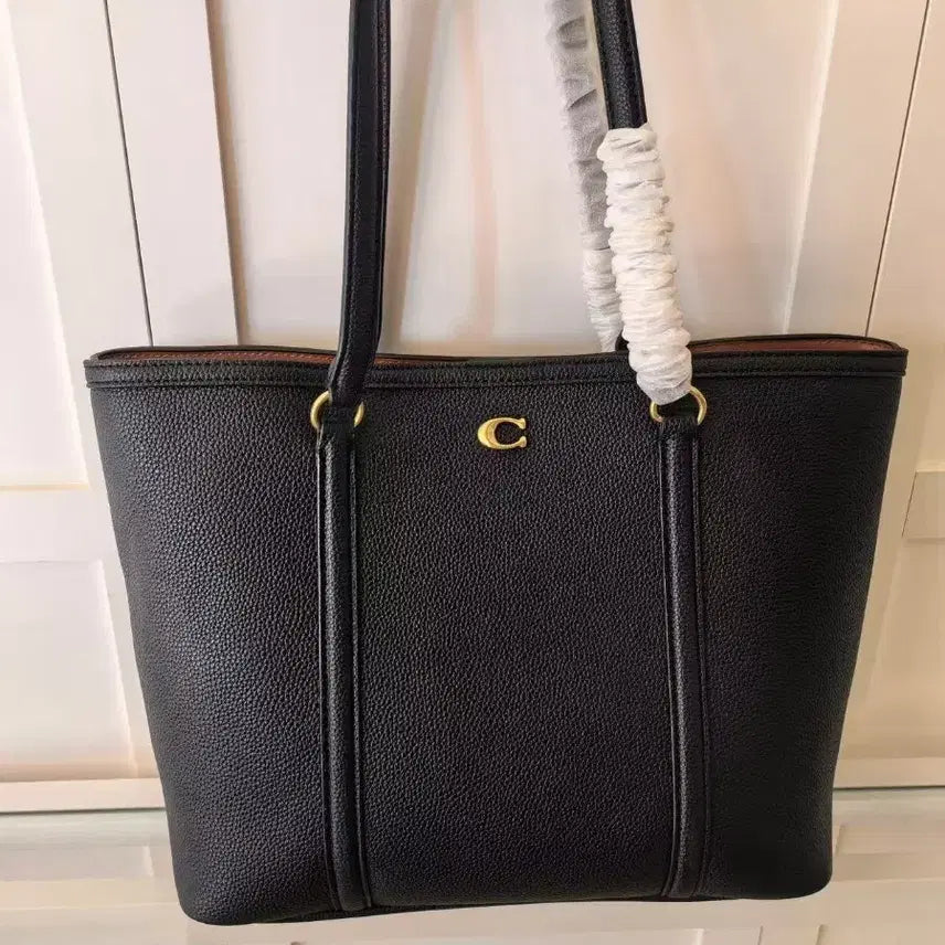 [BUNJANG] Coach Classic Large Capacity Tote Bag CU056 / COACH 여성 클래식 대용량 토트백 CU056 겨드랑이백 토트백